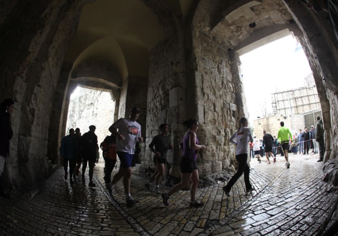 Jerusalem Marathon - Jaffa Gate, the Old City Jerusalem Marathon - Jaffa Gate, the Old City