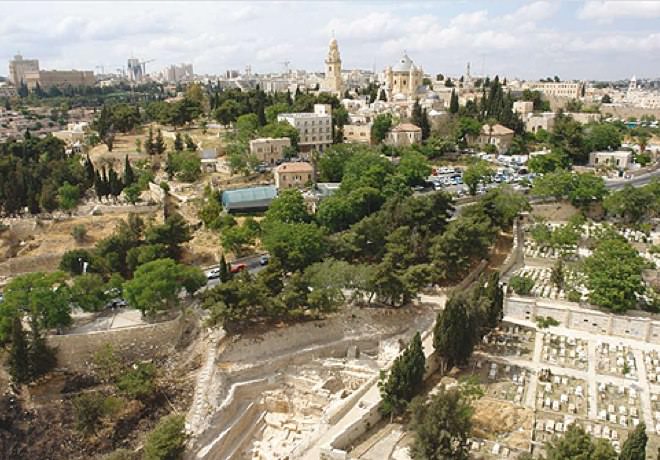 Archäologische Ausgrabungen auf dem Zionsberg