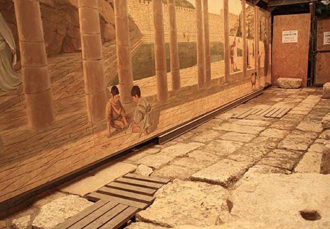 Herodianisch Straße, Zweiter Tempel