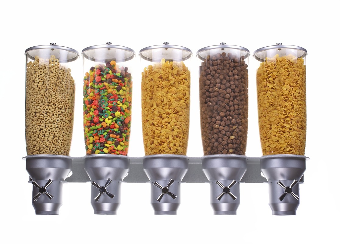Cereal Dispenser Double Cereal Dispenser IDM Dispensers
