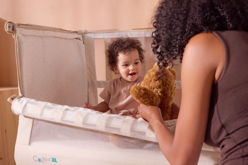 מיטת תינוק ומיטת מעבר CoZee XL מבית Tutti Bambini - עיצוב סקנדינבי איכותי