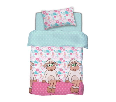 סט מלא למיטה - דגם COMX ורוד