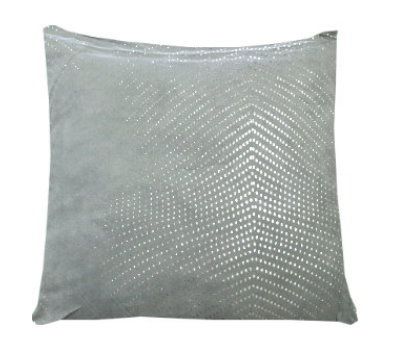 כרית נוי - דגם דמיאן אפור כסף