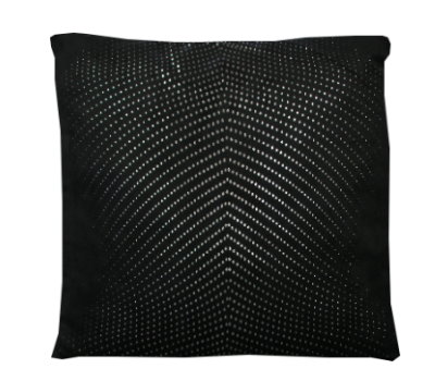 כרית נוי - דגם דמיאן שחור