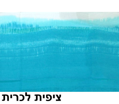 ציפית לכרית - דגם סו סי תכלת טורקיז