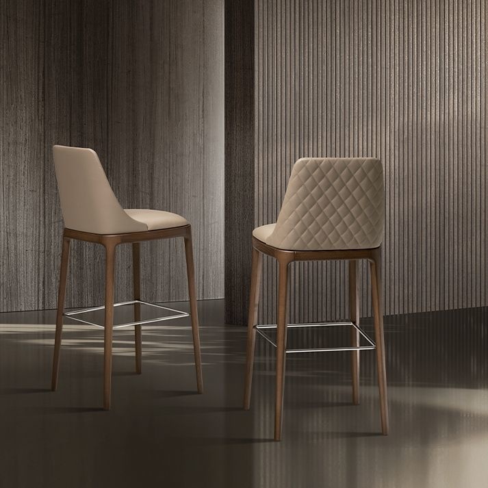 כסא בר EF MAXY DIAMOND STOOL_WOOD BASE