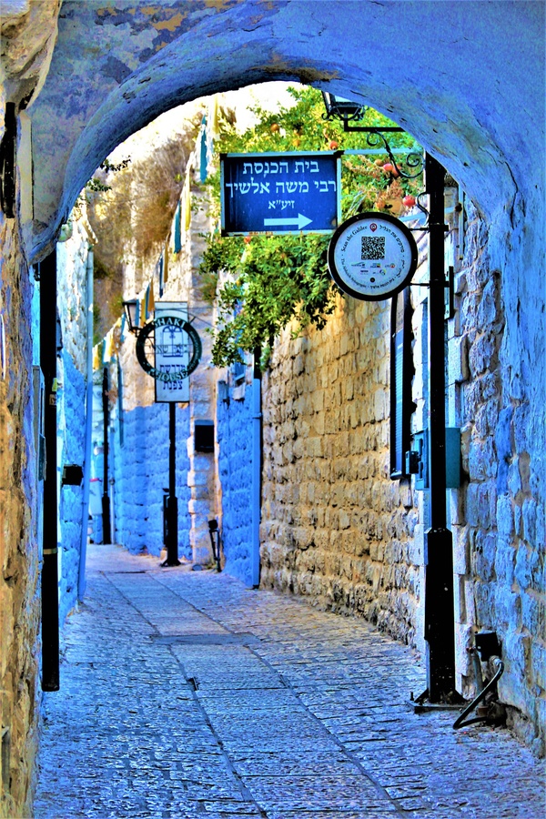 סיור בצפת של מעלה - צילום: טלי בן אברהם