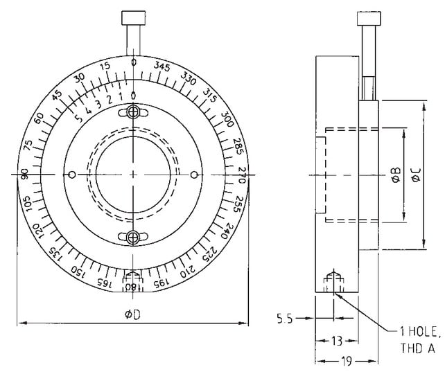 14PLM-3 - Precision Rotation Mount - SK-Advanced