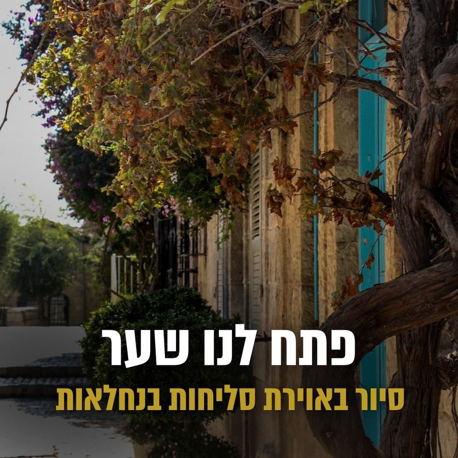 סיור באוירת סליחות בנחלאות